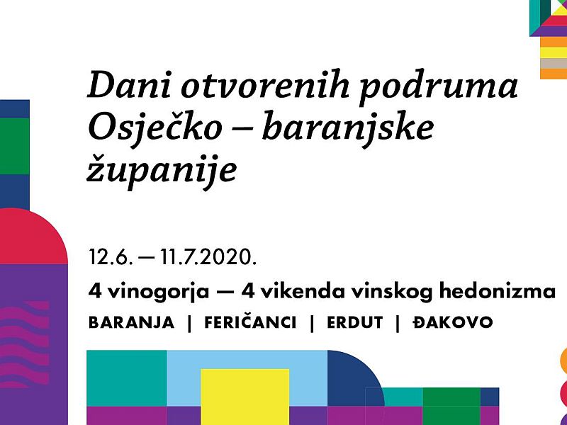Dani otvorenih podruma - vinski mjesec u osječkoj okolici (12.06.-11.07.)